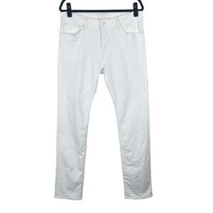 Mother The Neat Jean Mens Sz 34 Tooth & Nail Ivory Slim Straight
